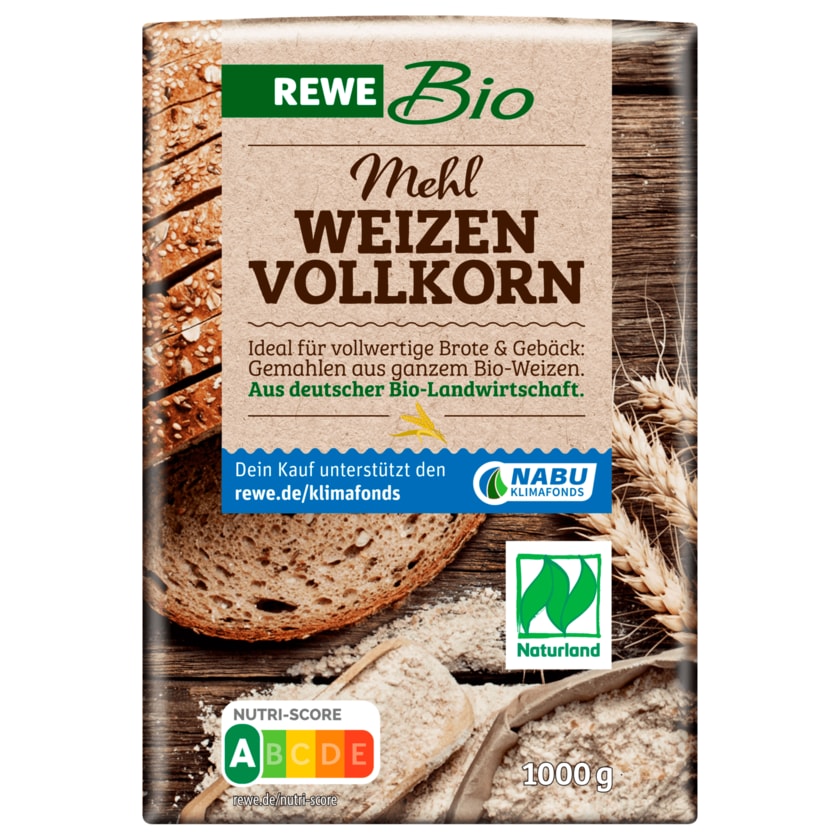 REWE Bio Weizen-Vollkornmehl 1kg